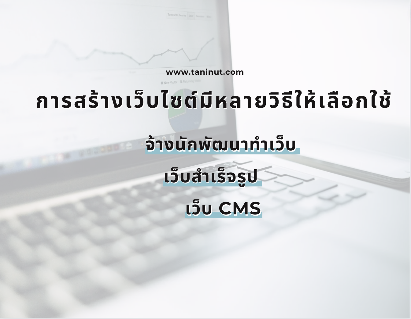 ความแตกต่างระหว่าง เว็บสำเร็จรูป , เว็บ CMS และ จ้างนักพัฒนาทำเว็บ